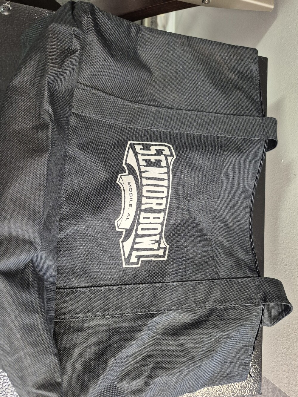 Senior Bowl Black Tote Bag